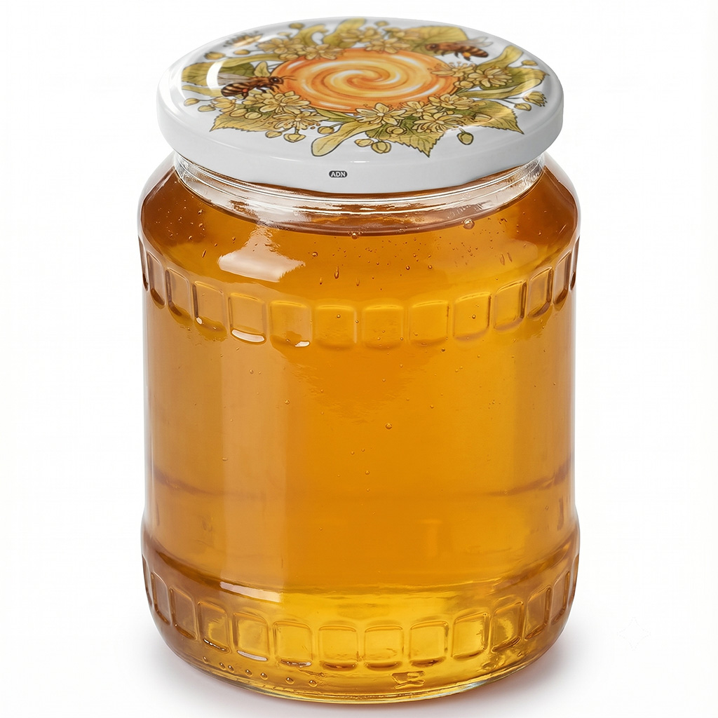 Deckel für Glas TO 82 – Bienen, Linde und Honig 700 Stk. – ganze Karton – HOJ1