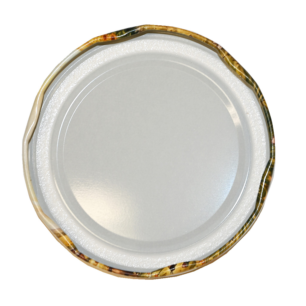 Deckel für Glas TO 82 - Gemalte Sonnenblume 700 Stk. - ganze Kiste - HOJ4
