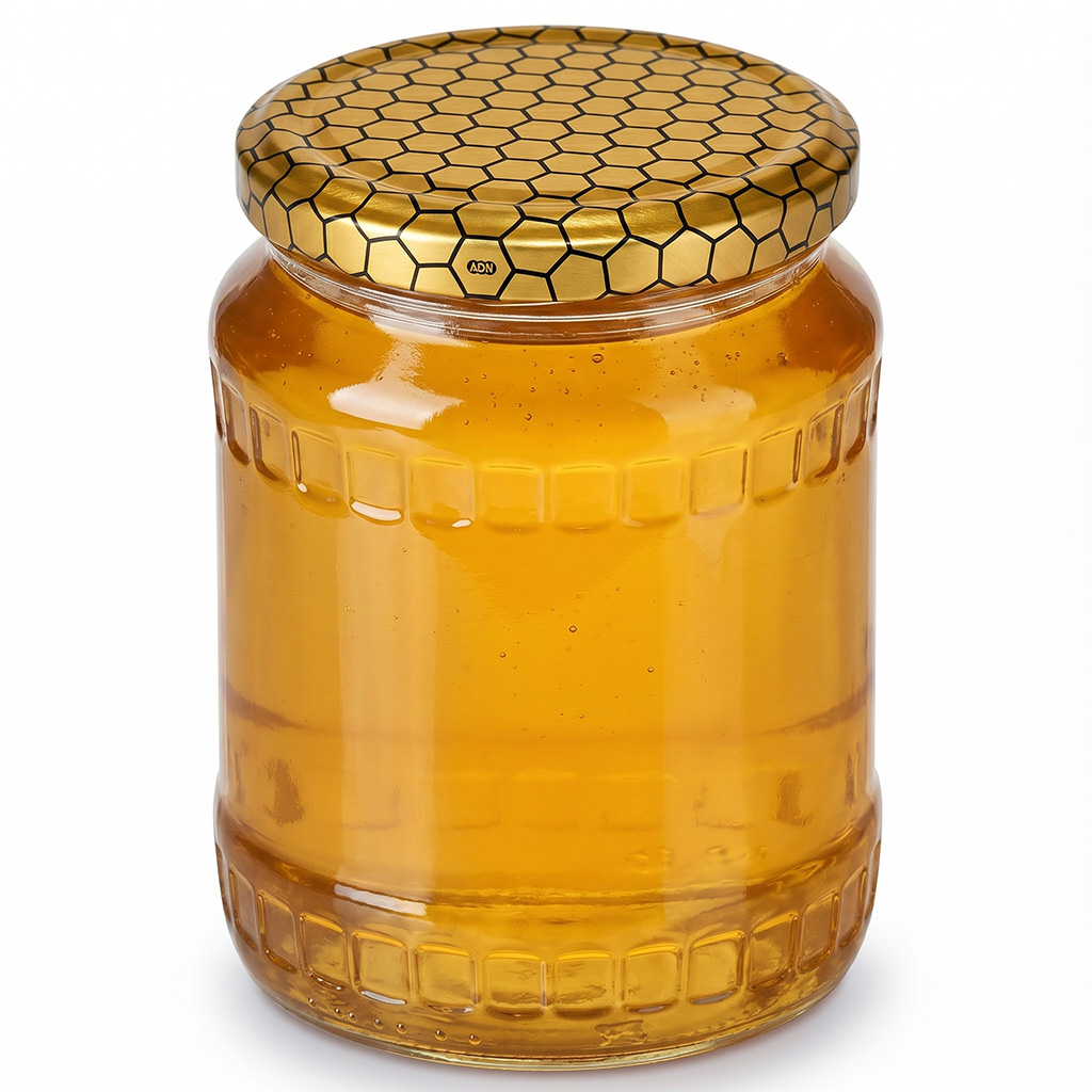 Deckel für Glas TO 82 - Bienenwabe Typ 6 - HC6